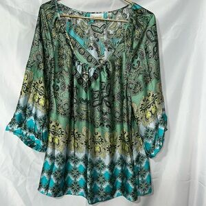 Avenue 100 % Polyester Blouse